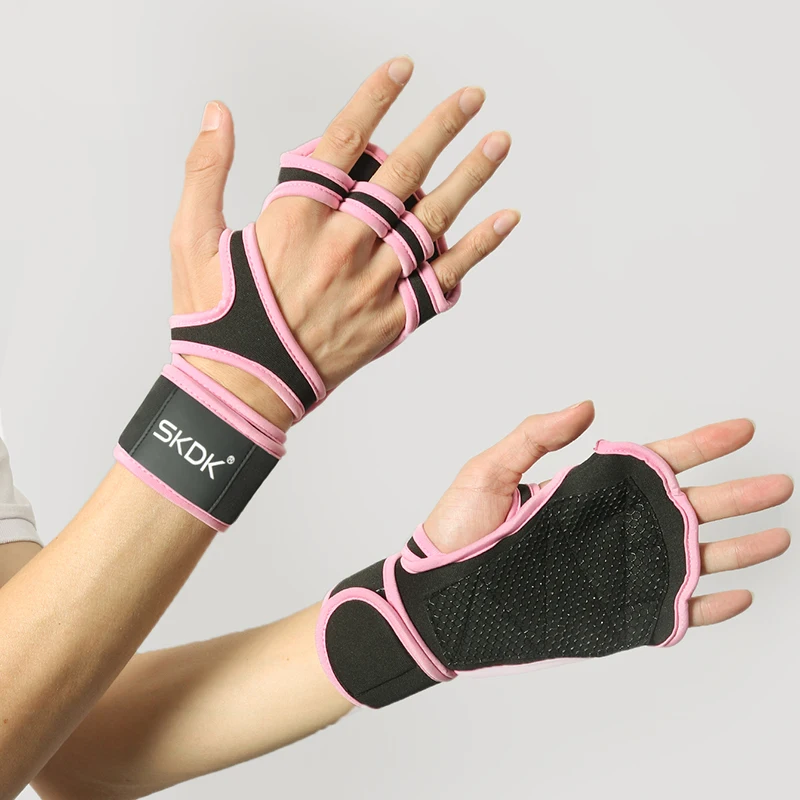 Workout Glove Gym - Workout Gloves With Wrist Wraps Anti-Slip