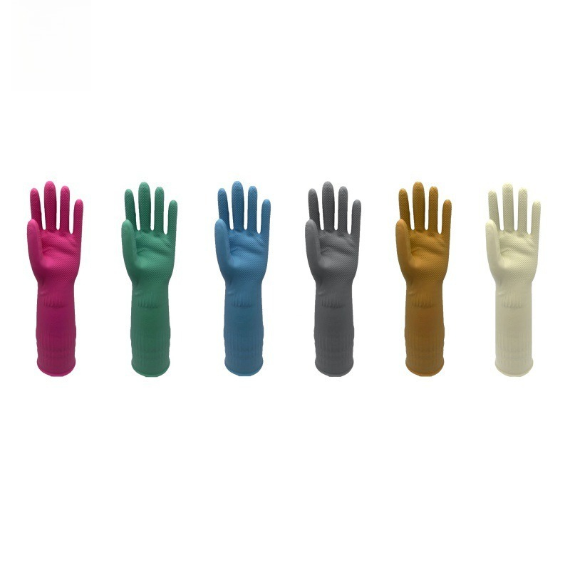 Rubber Glove Cleaning - Household Cleaning Gloves Non Slip Multi