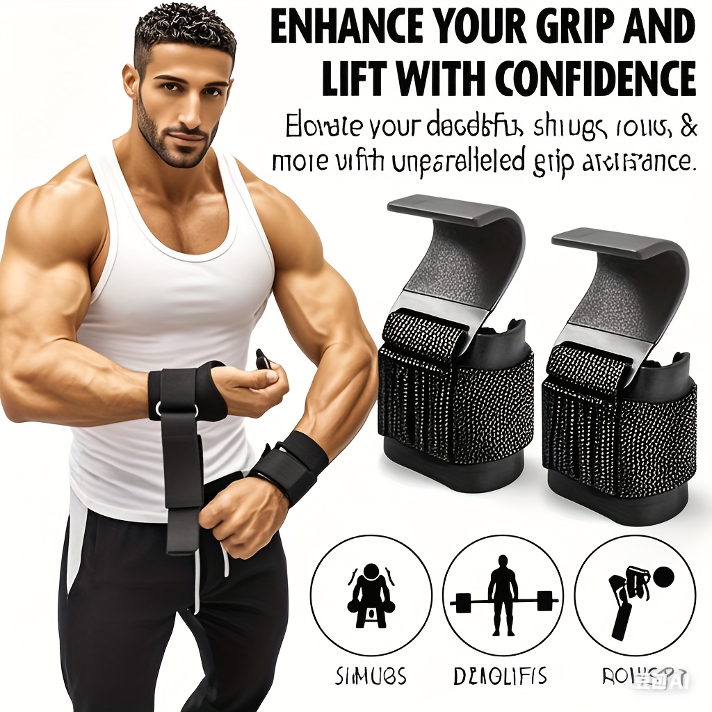 Weight Lifting Hook Grips With - Workout Glove Gym review and price