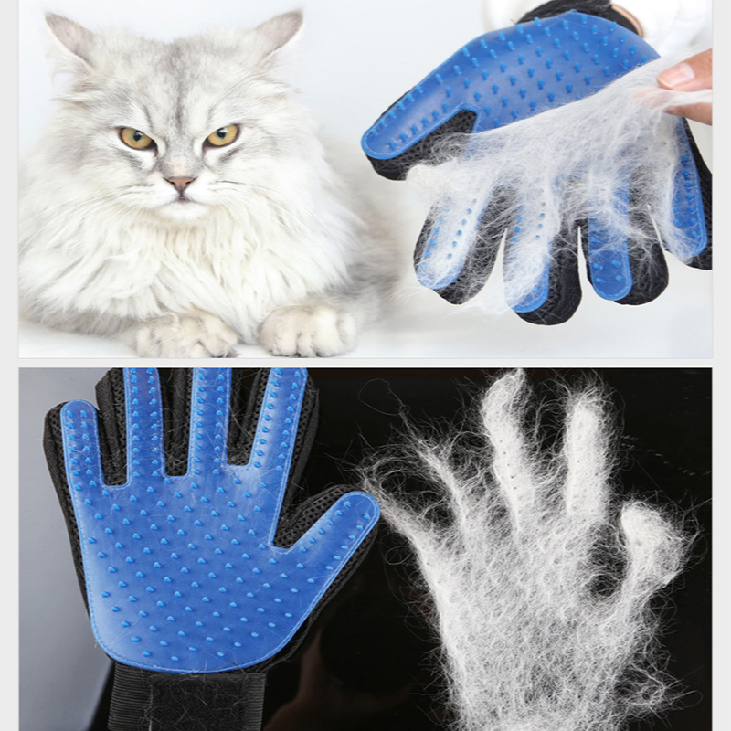 Pet Grooming Gloves Silicone B - Rubber Glove Cleaning review and price