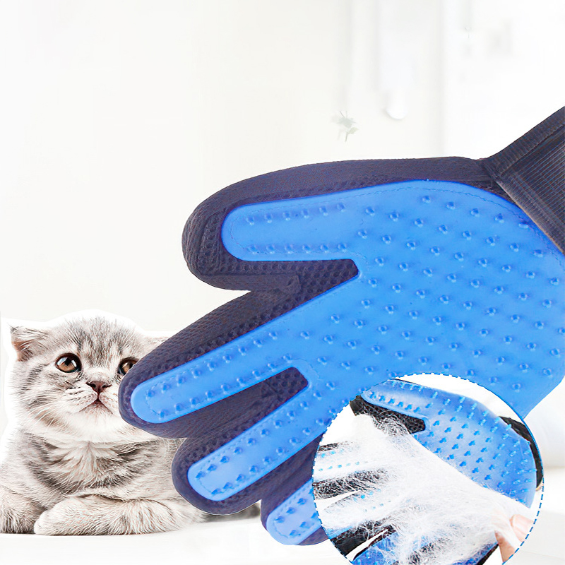 Pet Grooming Gloves Silicone B - Rubber Glove Cleaning review and price