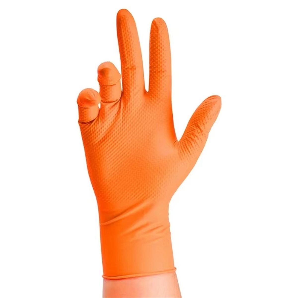 NEW Heavy Duty Orange Nitrile  - Nitrile Mechanic Glove review and price