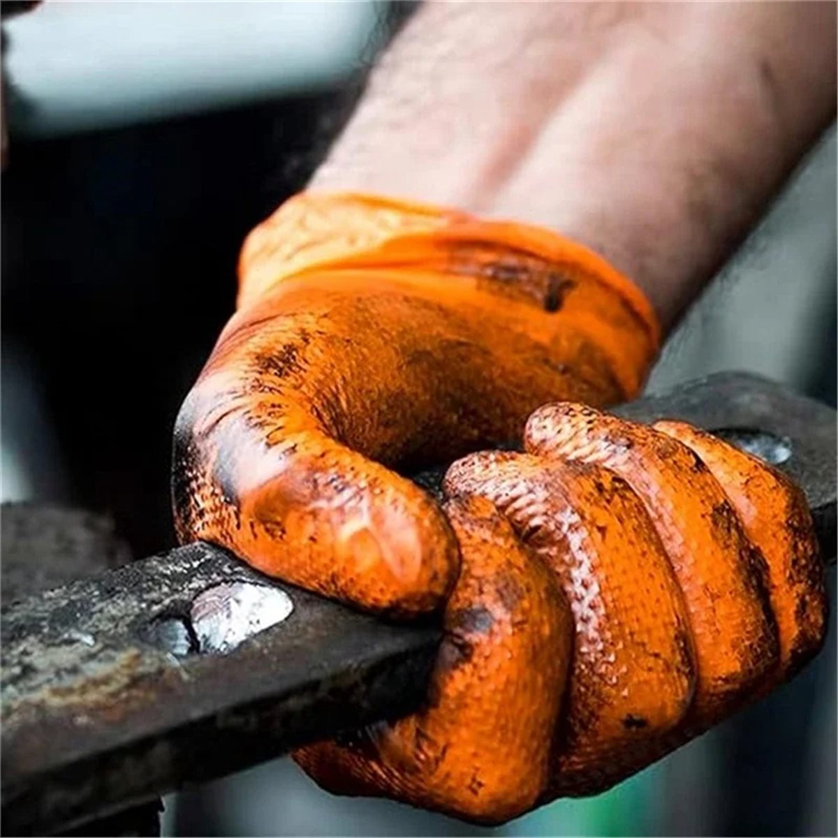 NEW Heavy Duty Orange Nitrile  - Nitrile Mechanic Glove review and price