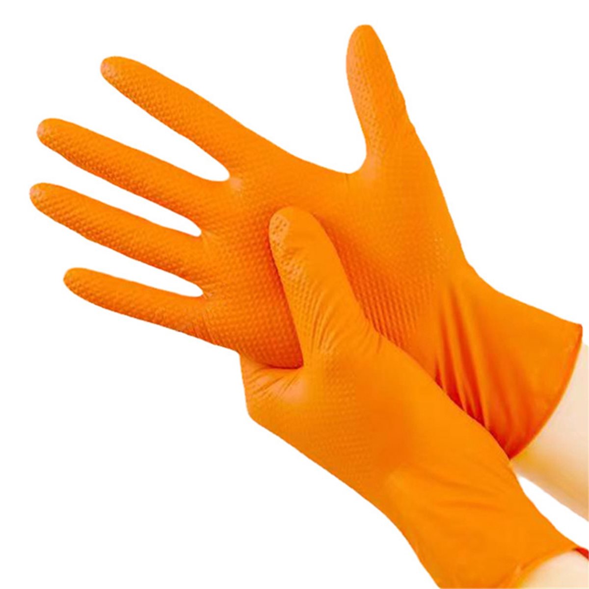 NEW Heavy Duty Orange Nitrile  - Nitrile Mechanic Glove review and price