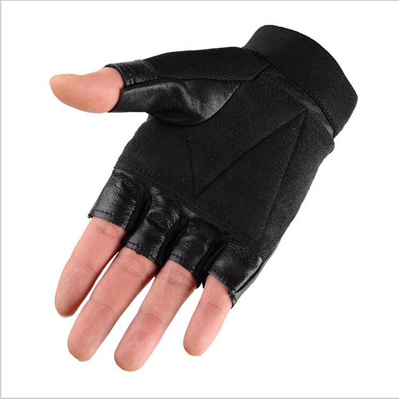 Men's Half Finger Leather Fitn - Workout Glove Gym review and price