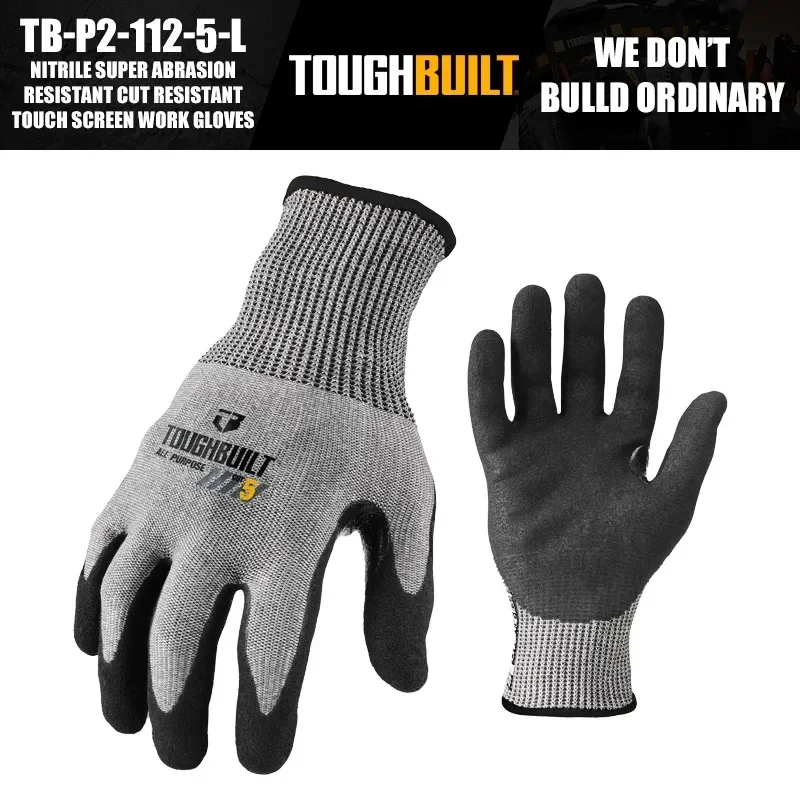 ToughBuilt TB-P2-112-5-L Nitri - Nitrile Mechanic Glove review and price