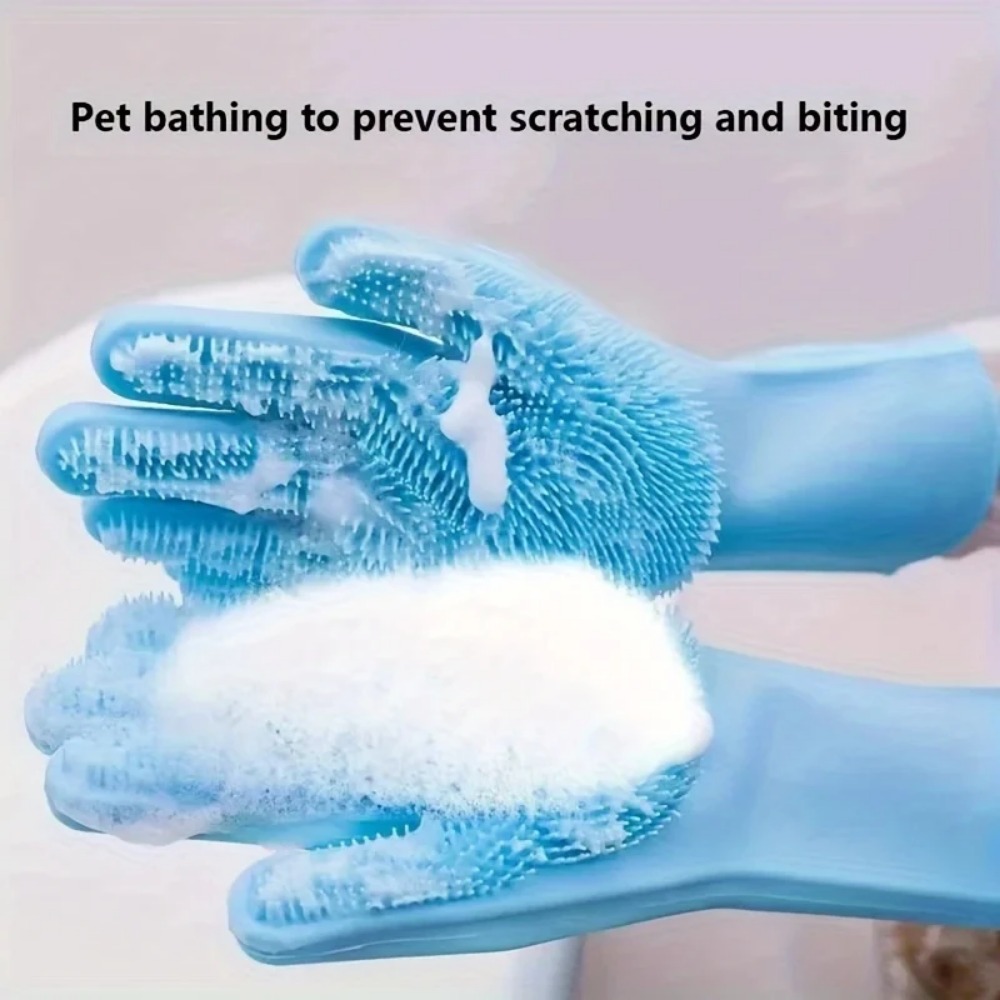 Silicone Pet Grooming Gloves,  - Rubber Glove Cleaning review and price